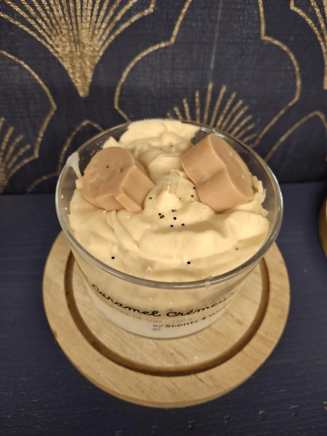 Bougie gourmande Caramel Crémeux 