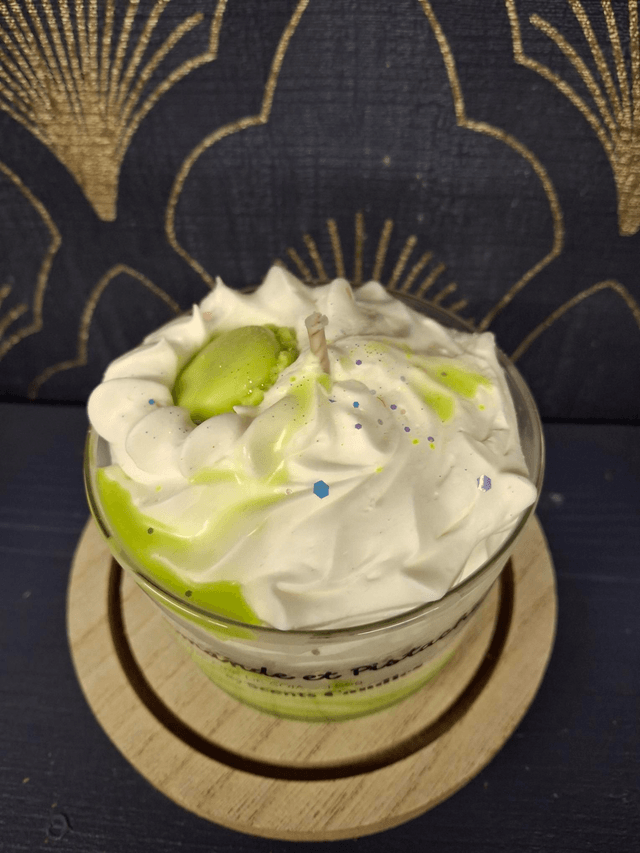 Bougie gourmande Amande et Pistache