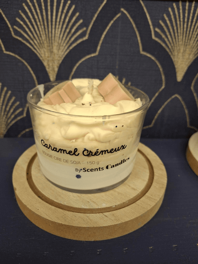 Bougie gourmande Caramel Crémeux 